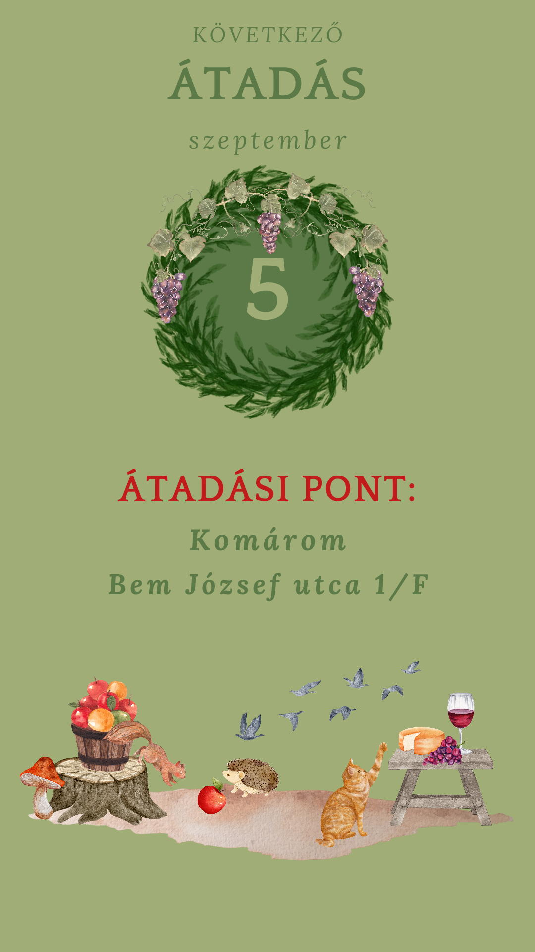 Következő átadási nap