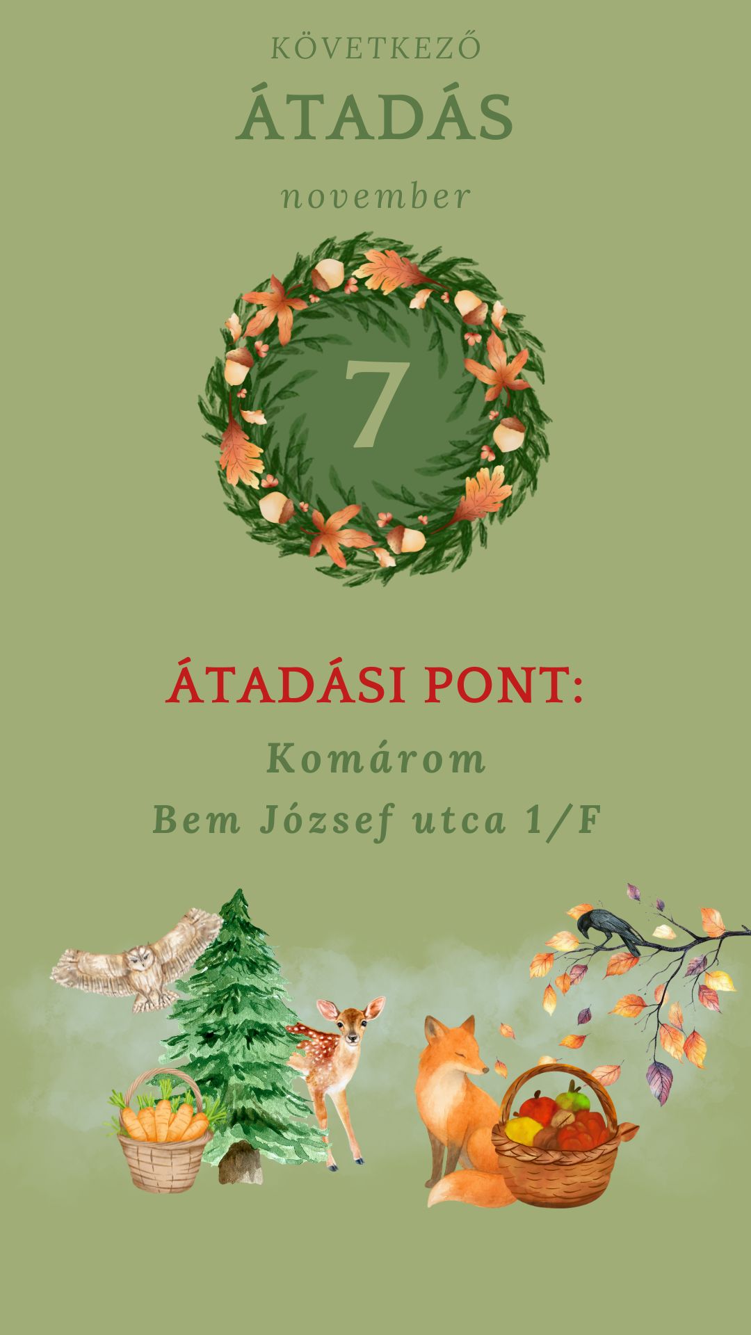 Következő átadási nap