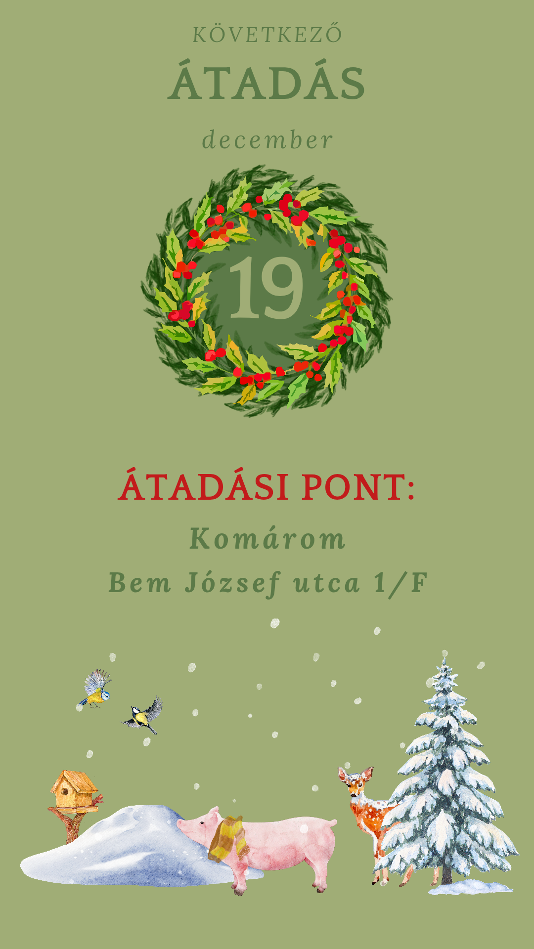 Következő átadási nap