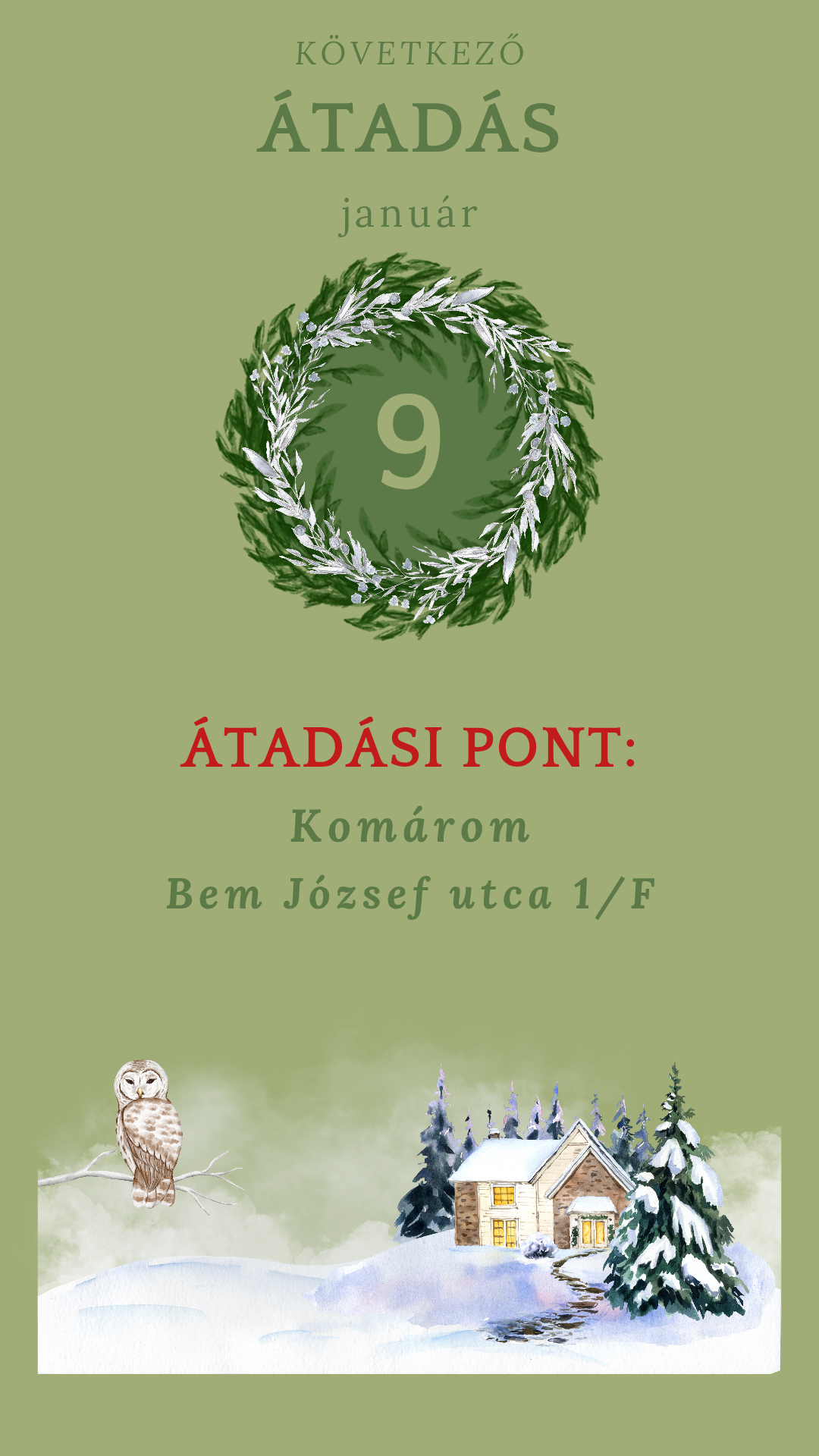 Következő átadási nap