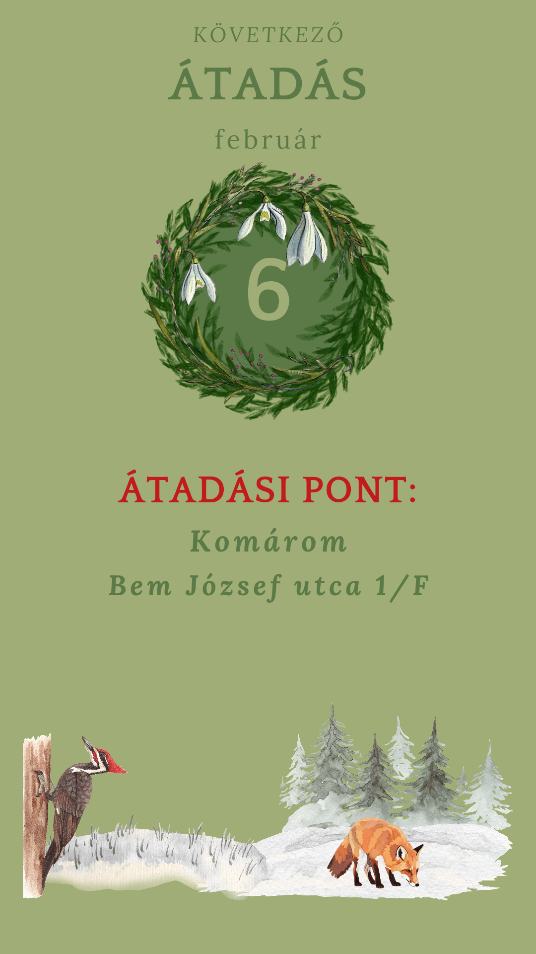 Következő átadási nap