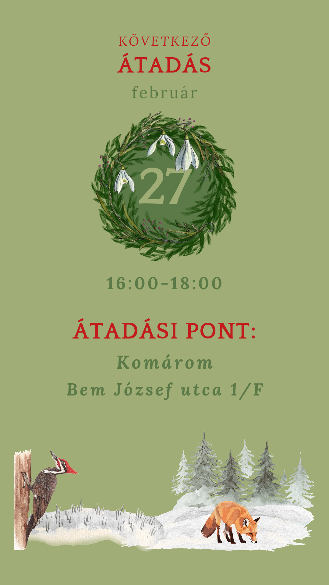 Következő átadási nap