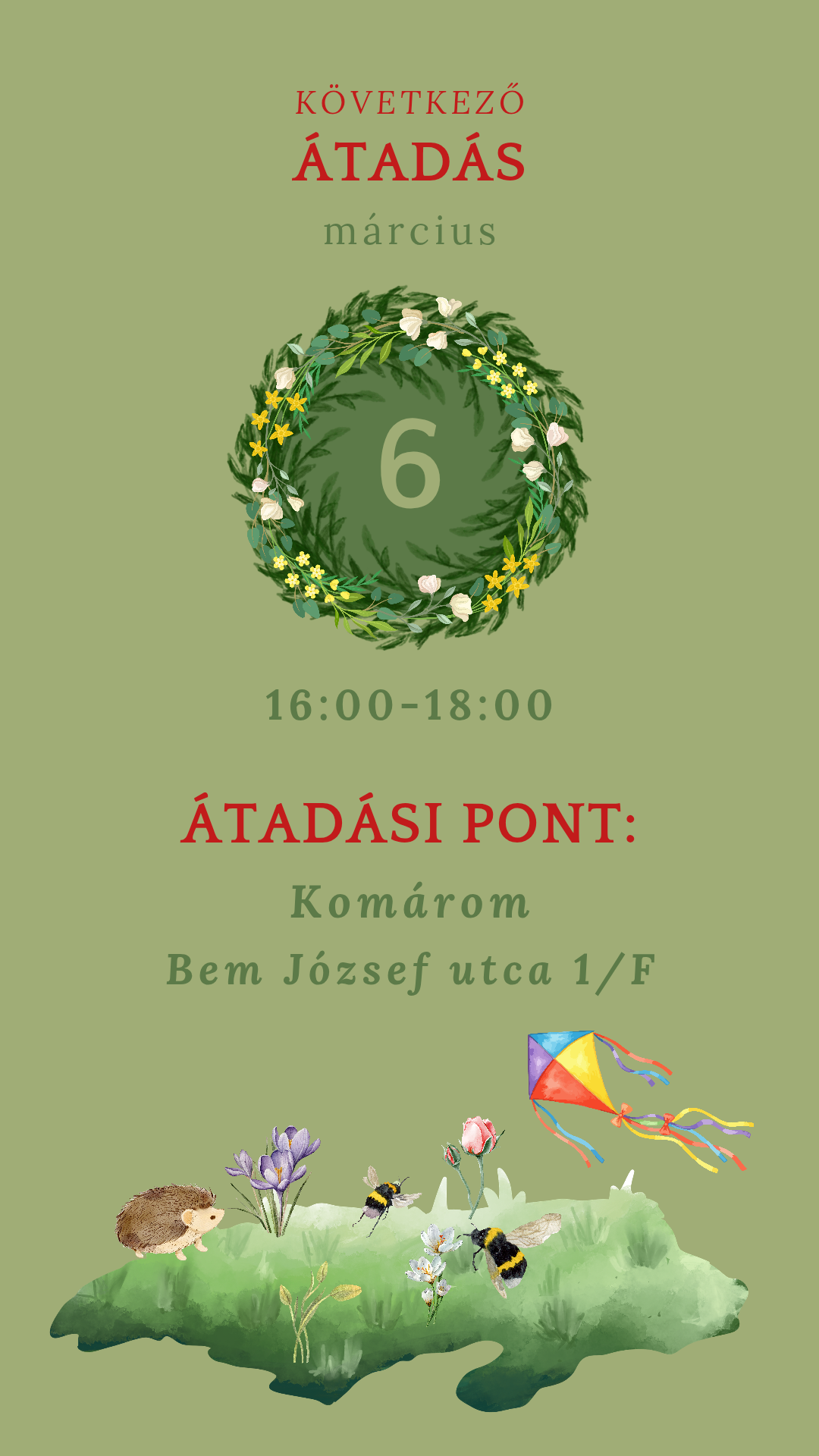 Következő átadási nap