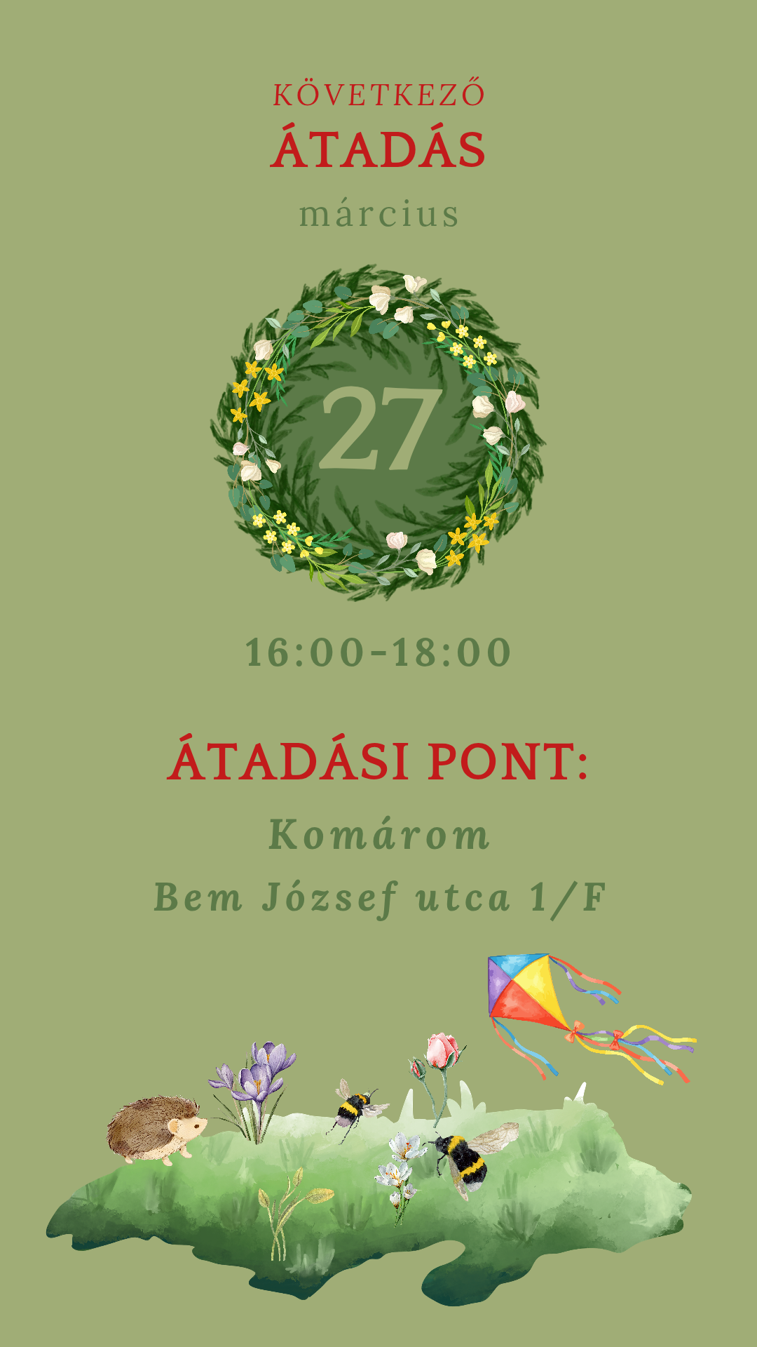 Következő átadási nap