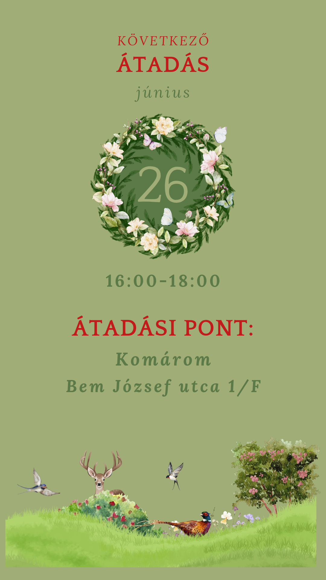 Következő átadási nap