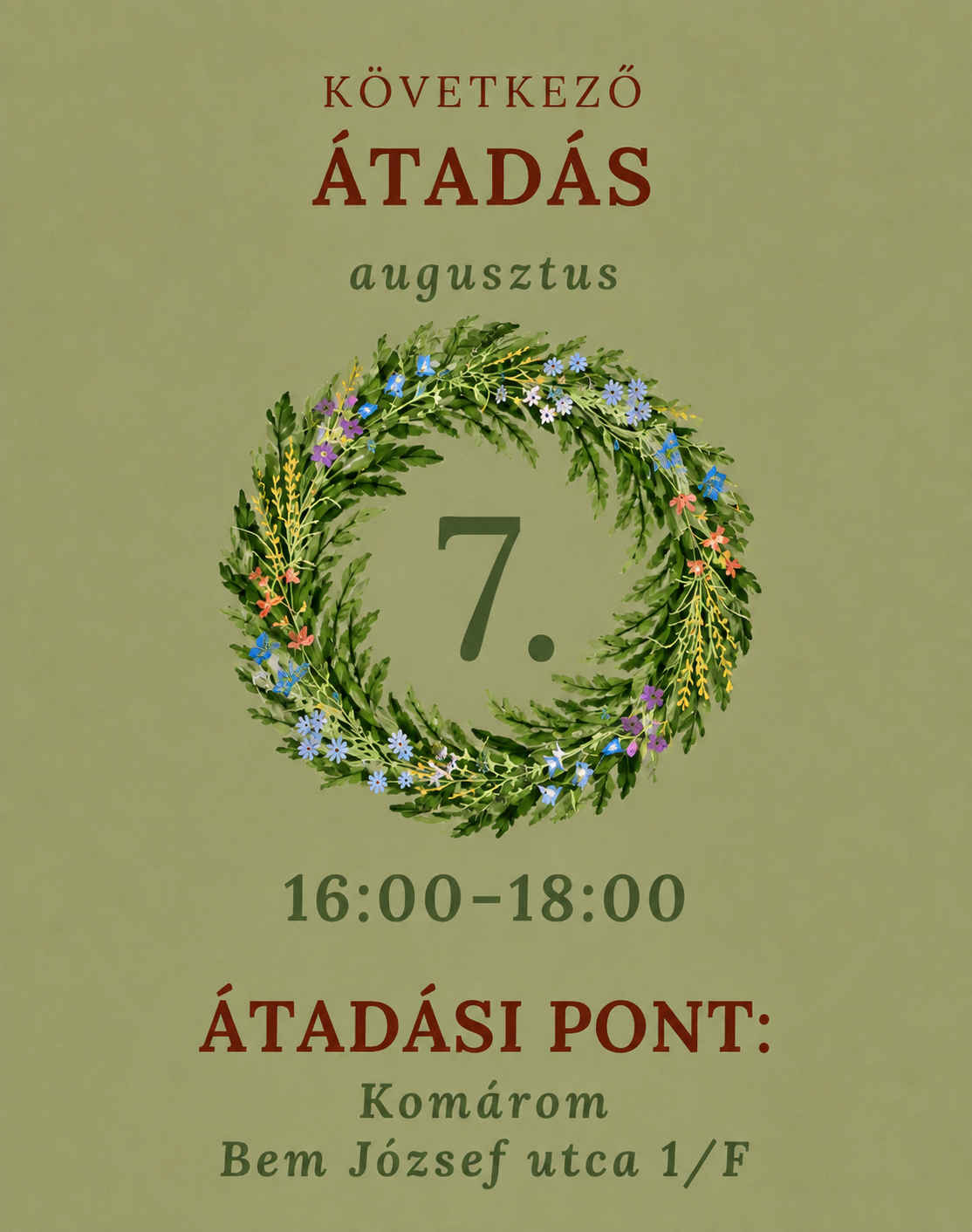 Következő átadási nap