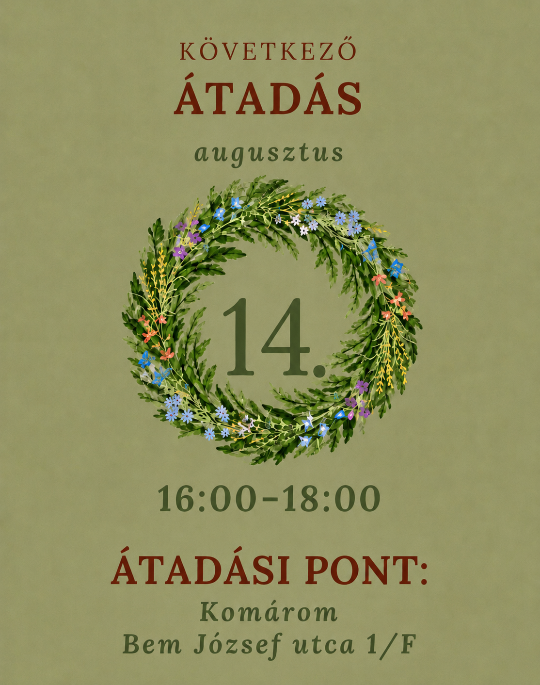 Következő átadási nap